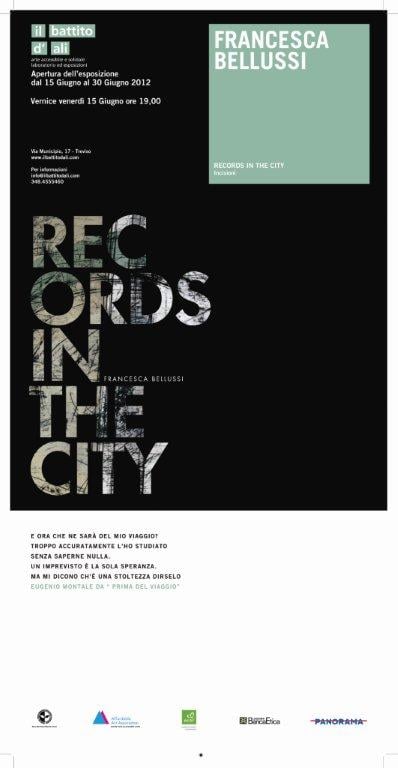 Francesca Bellussi - Records in the city
